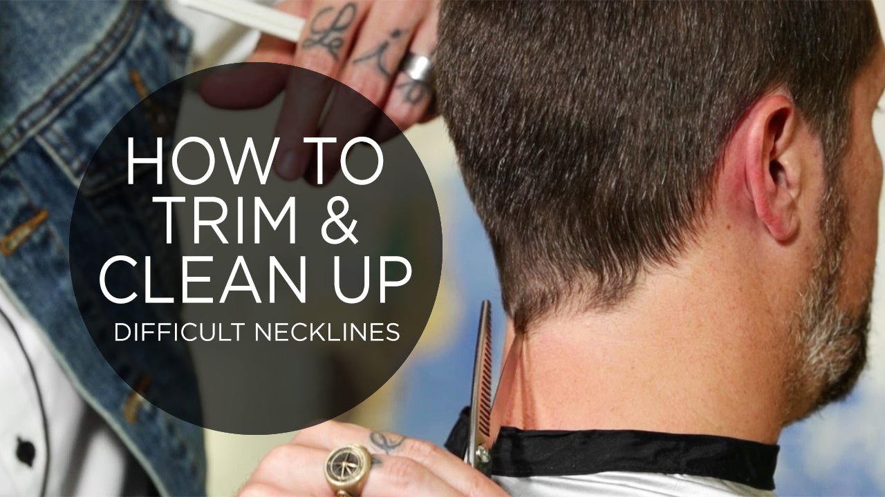 How To Trim & Clean Up a Difficult Neckline - Sam Villa Pro