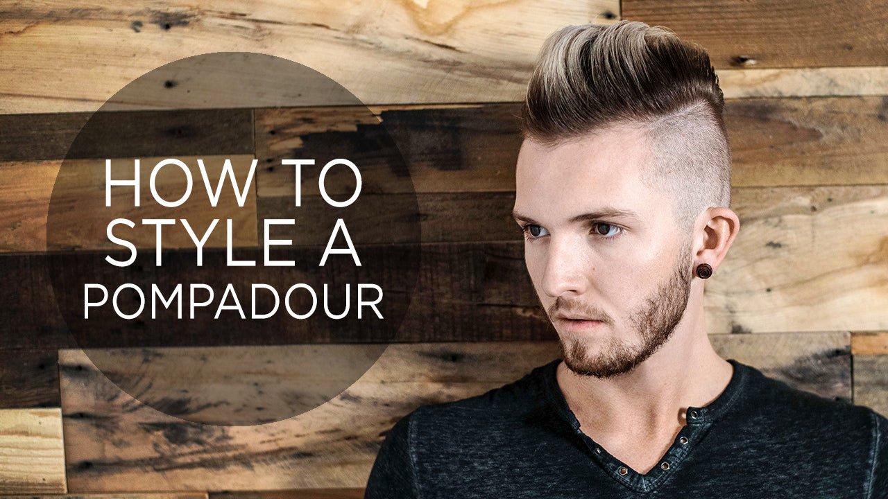 How To Blow Dry and Style a Pompadour - Men's Hairstyle - Sam Villa Pro