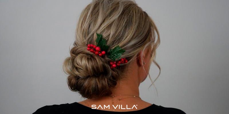 A Quick & Easy Holiday Hair Tutorial - Sam Villa Pro