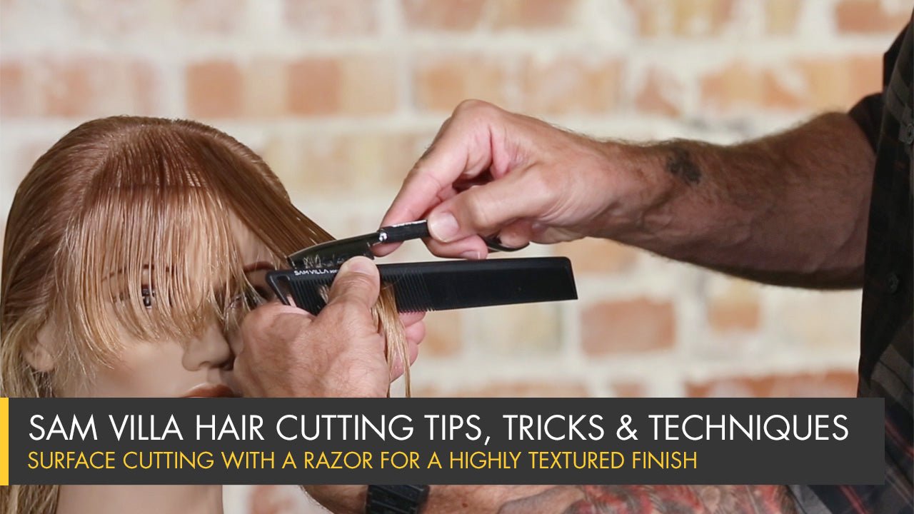 Surface Razor Cutting For a Highly Textured Finish - Sam Villa Pro