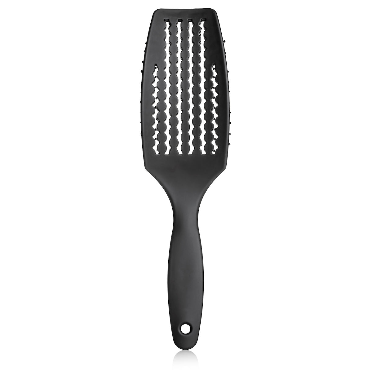 Sam Villa Thermal Ionic Pro Vent Brush, professional vented brush with ceramic thermal core for even heat distribution, heat-resistant ionic nylon bristles for fast drying, detangling, smoothing, and anti-frizz results, reduces static and drying time, perfect for salon-quality blowouts and sleek polished hair