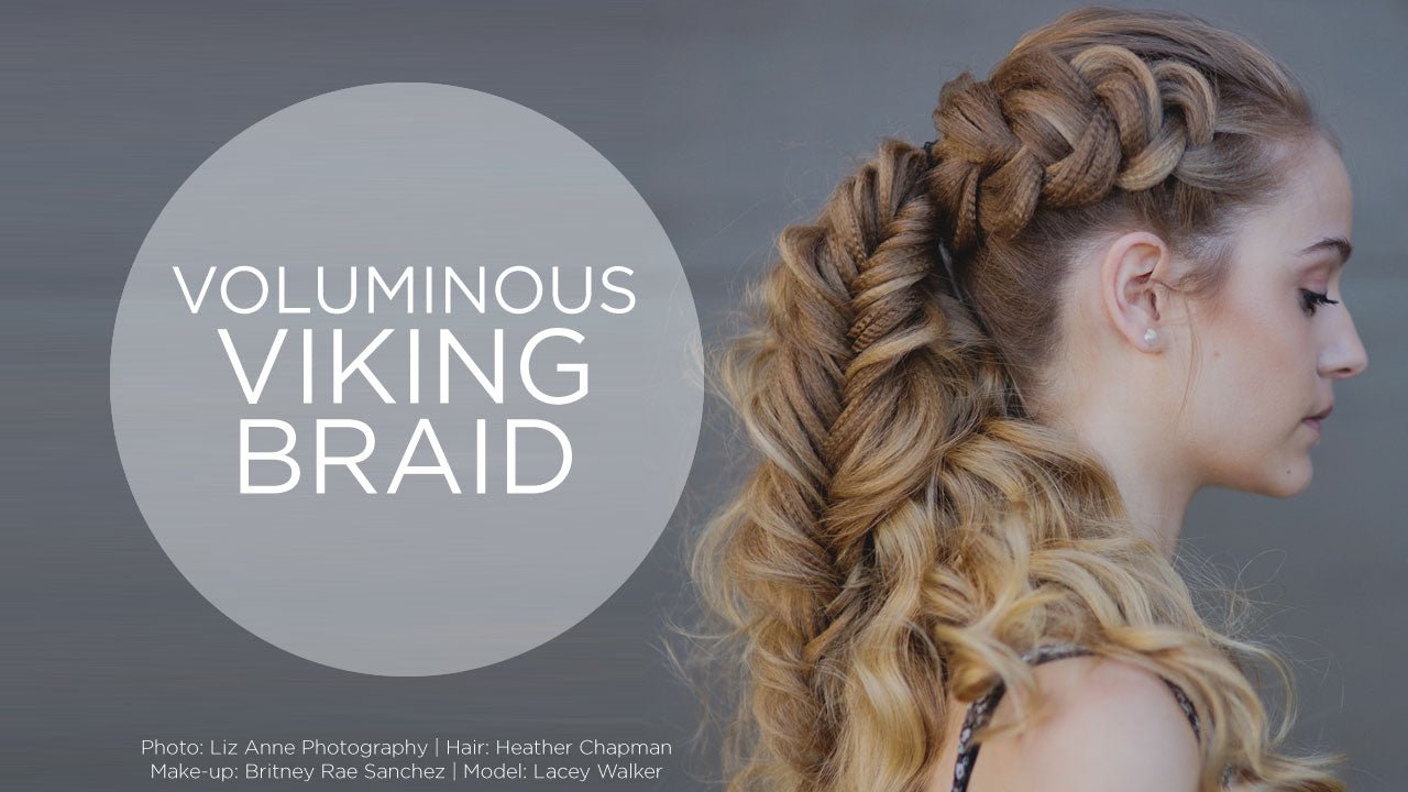 How To Create a Voluminous Viking Braid - Sam Villa Pro