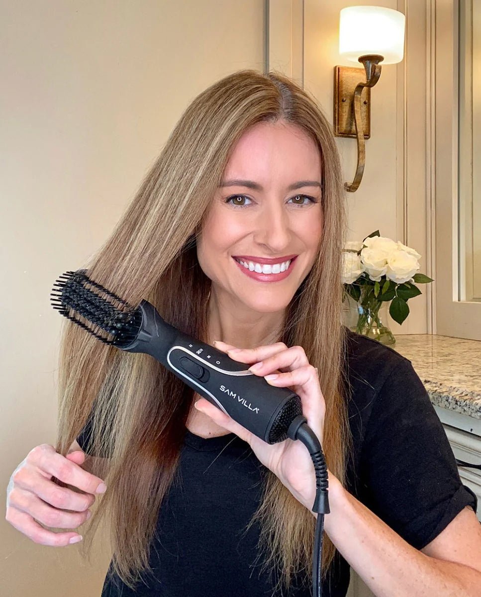 How To Use a Hot Brush - Tips and Step-by-Step Tutorials - Sam Villa Pro