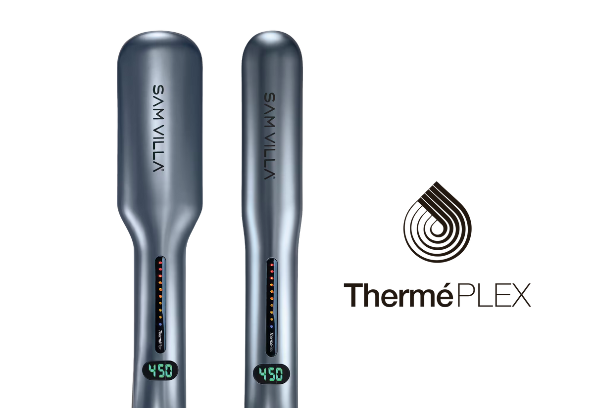 SessionONE digital flat iron and SessionONE wide flat iron with TherméPLEX technology