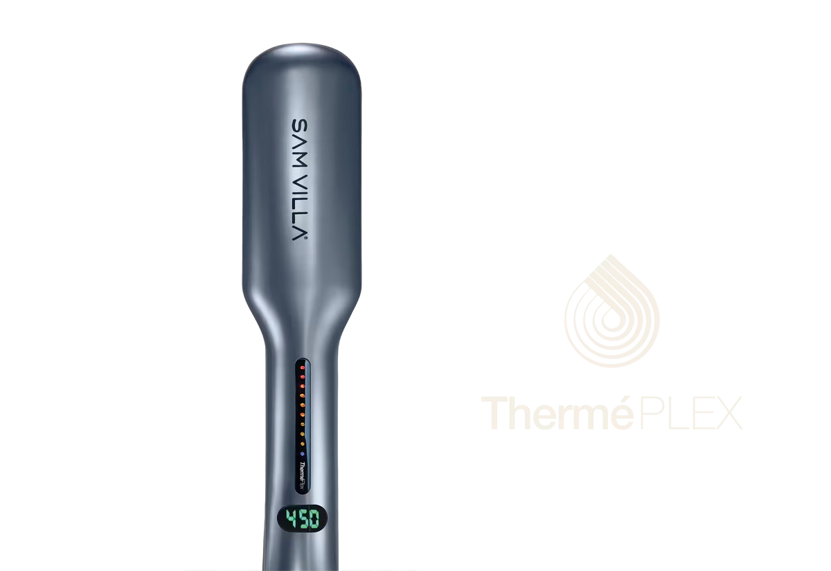 Wide plate digital hair styler