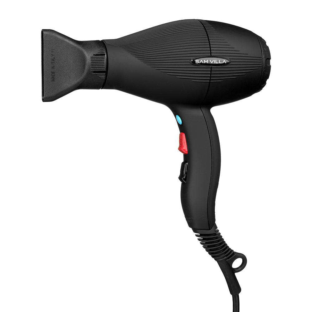 Professional lightweight, quiet ionic blow dryer for fast drying and frizz reduction. Salon-grade hair dryer with ergonomic design for more shine and less frizz. 