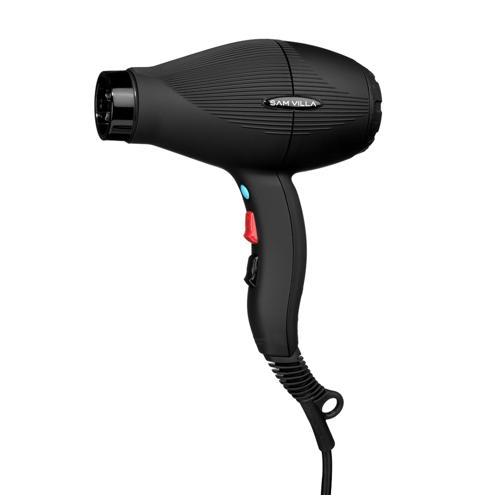 Professional lightweight, quiet ionic blow dryer for fast drying and frizz reduction. Salon-grade hair dryer with ergonomic design for more shine and less frizz. 