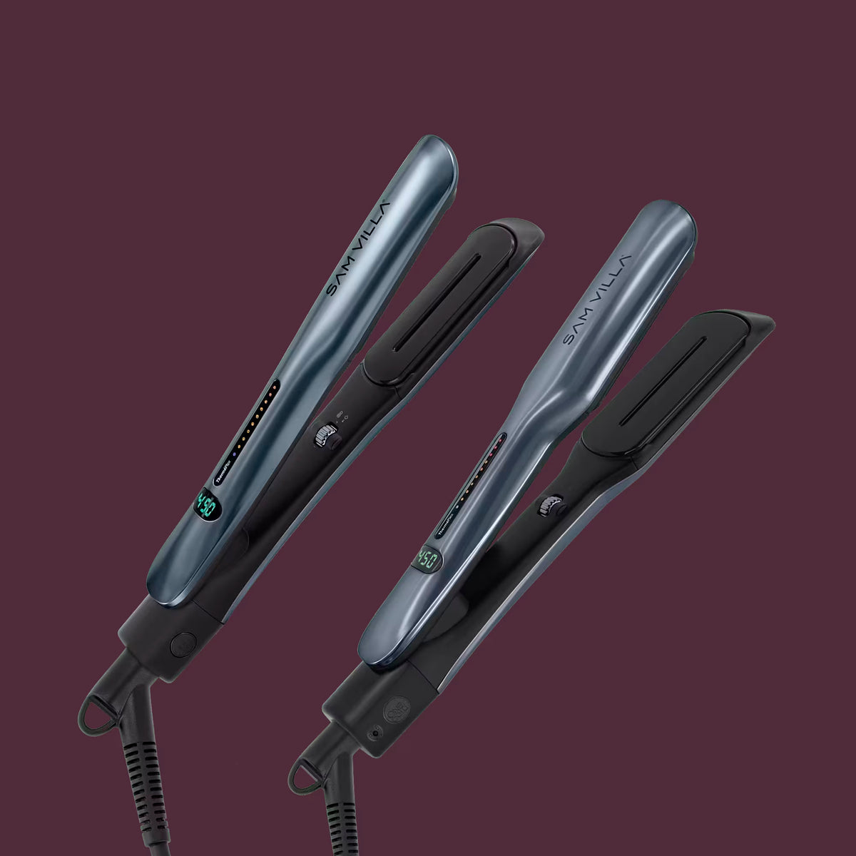 wide flat iron hair straightener and digital flat iron hair straightener