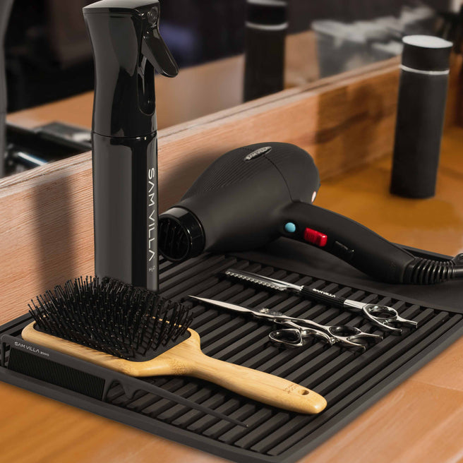 Sam Villa Signature Series Razor, professional haircutting razor with swivel handle, ultra-sharp stainless steel blades, precision control for texture, blending, layering, and straight razor cutting, ergonomic design for flexible styling, salon-quality hair tool for stylists
