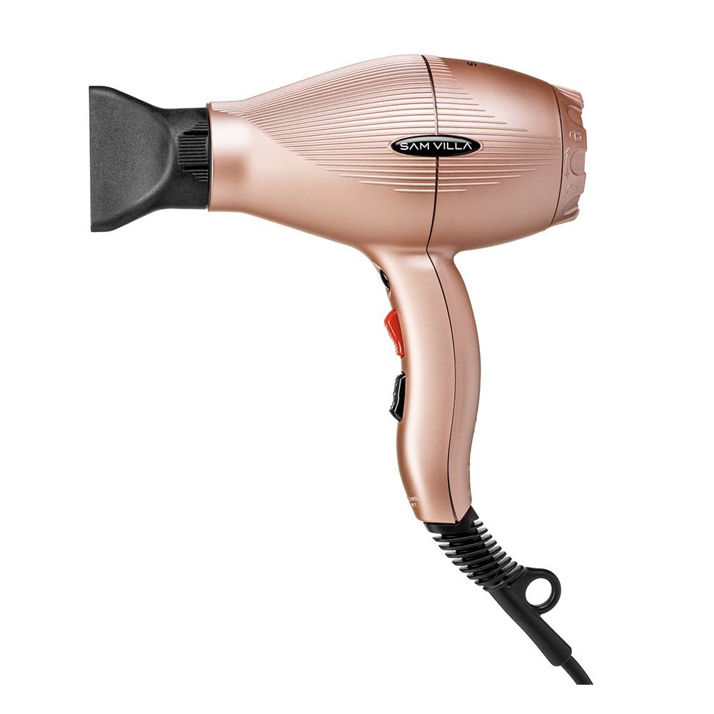 Pro Light Ionic Blow Dryer - Rose Gold - Sam Villa