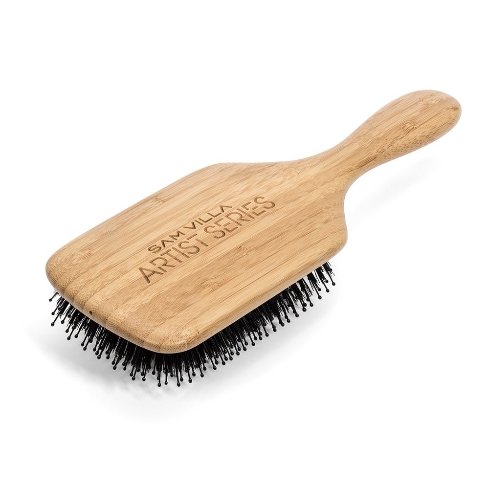 John Masters Organics Vented Paddle Brush – Spazzola Pettine Piatto Con Aperture, Per Districare E Asciugare I Capelli